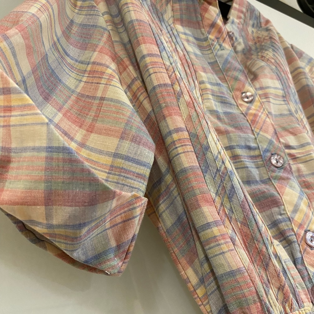 Vintage Sears plaid dress - Picture 7 of 9